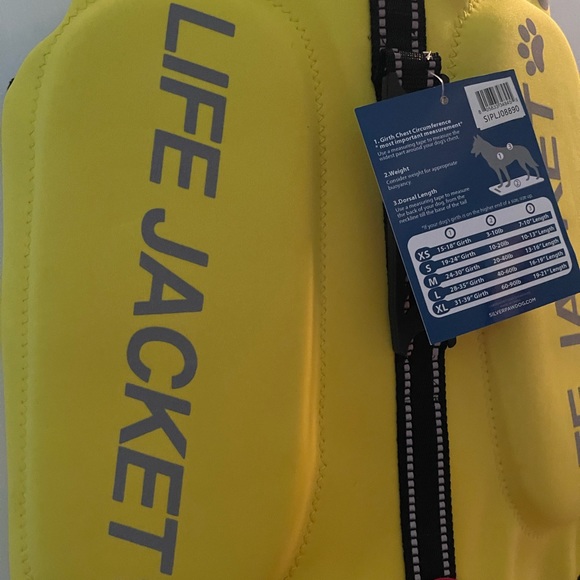 Silver Pooch Size XS Life Jacket for Dogs NWt - Picture 3 of 6